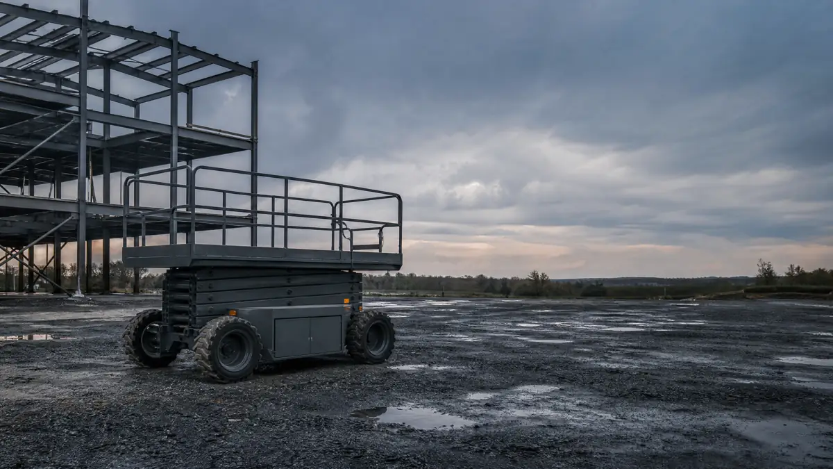Rough Terrain Scissor Lifts jobsite access in Pittsburgh